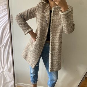 Womens Zara tweed jacket NWOT